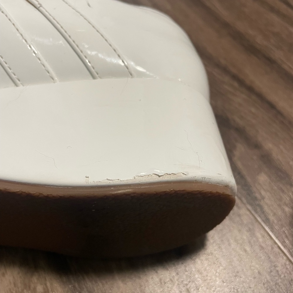 Women's White Platform Mary Jane Shoes - Picture 12 of 12